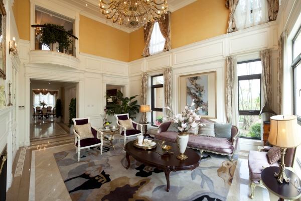 美式古典装修风格客厅效果图 美式古典装修风格 